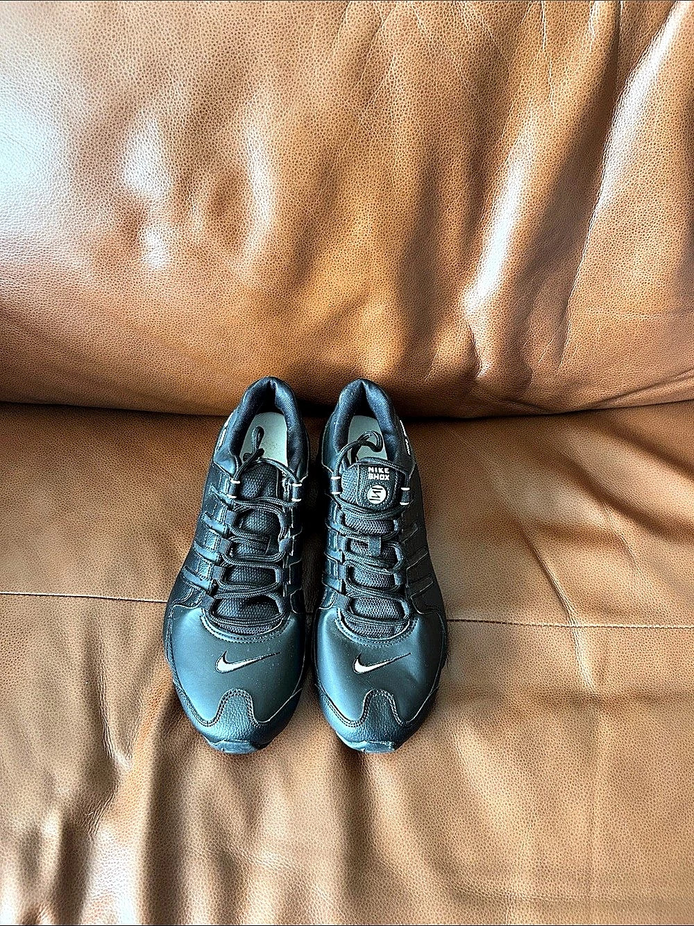 Nike Shox TL Black Max Orange Sneakers
